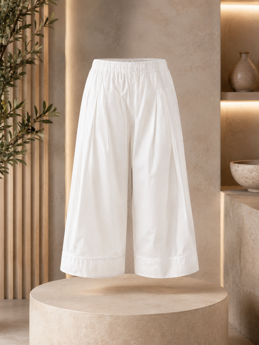 White Designer Farshi Shalwar